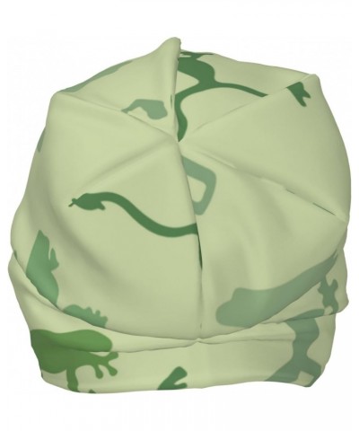 Beanie Hat for Men Women Slouchy Beanie Hats Funny-Camo-Green-Frog Winter Knit Cuffed Beanie Skull Cap $11.54 Skullies & Beanies