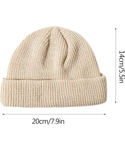 Lady Knit Crochet Hats for Women Stretch Warm Winter Hat Thermal Rib Knitted Hats Cable Knit Cuff Skullies Cap N $7.69 Sun Hats