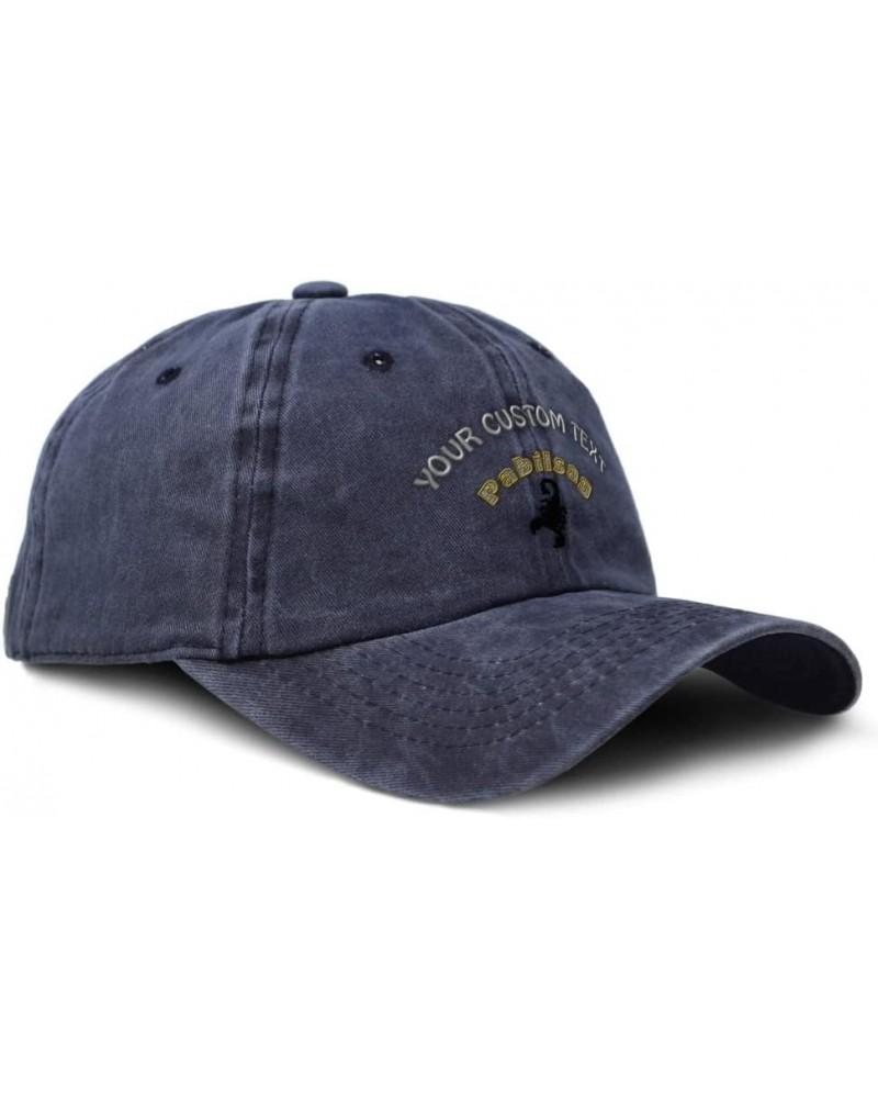 Soft Washed Baseball Cap Pabilsag Mythical Creatures Cotton Dad Hats for Men & Women Navy Personalized Text Here $13.50 Baseb...