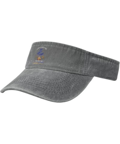 Life is Better Around The Campfire Sports Sun Visor Hat for Men Women,Empty Top Sun Hats Topless Cap,Black Gray $9.98 Visors