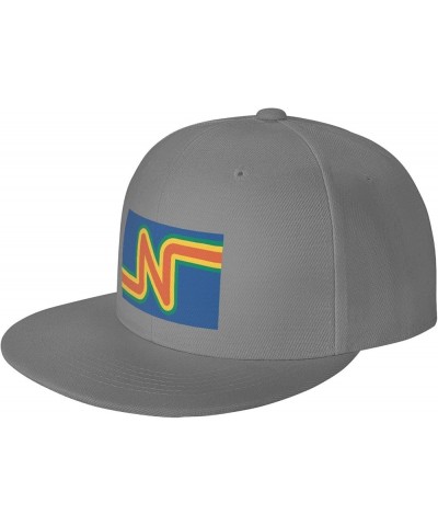 Adjustable Flag of Northside, Cincinnati, Ohio Snapback Hat for Men Women Baseball Cap Dad Hats Gray $14.42 Baseball Caps