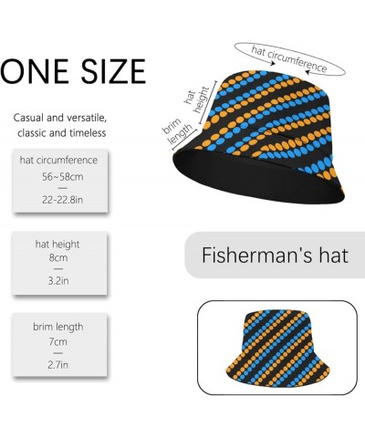 Funny Bucket Hats Art Bucket Hat Colored Trendy Hat Fishing Accessories for Basketball Must Haves Trendy 5 $10.41 Bucket Hats