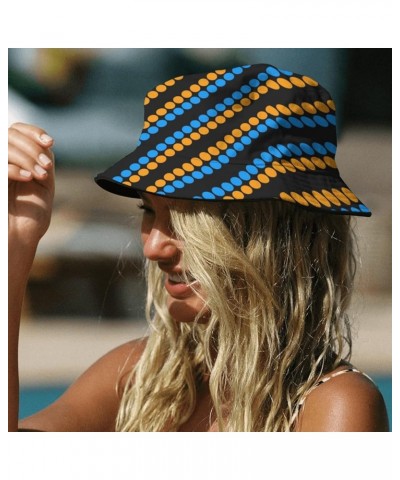 Funny Bucket Hats Art Bucket Hat Colored Trendy Hat Fishing Accessories for Basketball Must Haves Trendy 5 $10.41 Bucket Hats