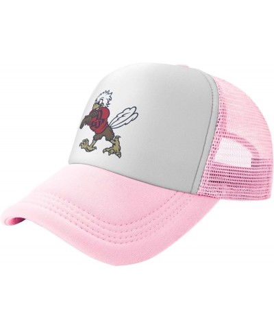 Liberty University Trucker Hats for Both Men and Women - Mesh Baseball Snapback Hats Pink $12.59 Baseball Caps