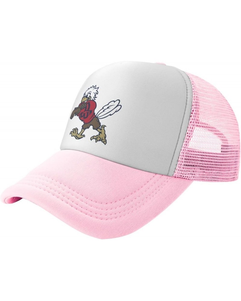 Liberty University Trucker Hats for Both Men and Women - Mesh Baseball Snapback Hats Pink $12.59 Baseball Caps