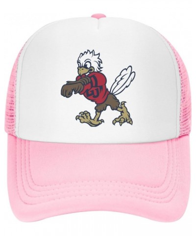 Liberty University Trucker Hats for Both Men and Women - Mesh Baseball Snapback Hats Pink $12.59 Baseball Caps