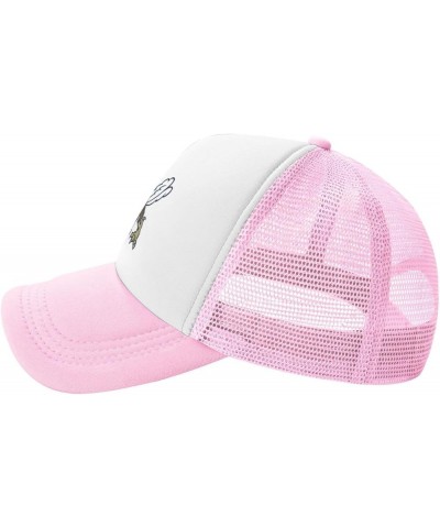 Liberty University Trucker Hats for Both Men and Women - Mesh Baseball Snapback Hats Pink $12.59 Baseball Caps