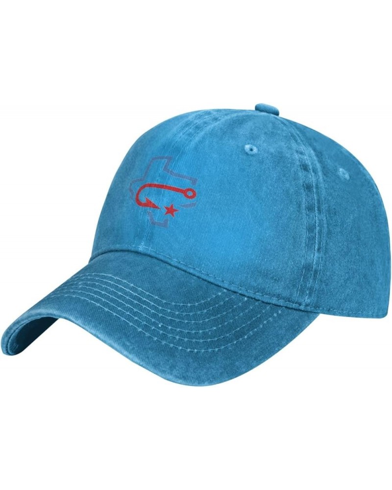 Corpus Christi Hooks Logo Cowboy Hats，Unisex Adjustable for Hat Baseball Cap Casquette Blue $7.64 Cowboy Hats