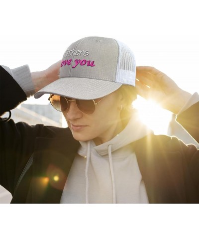 Trucker Hat Baseball Cap Others Love You Cotton Dad Hats for Men & Women Heather Gray White $12.76 Baseball Caps