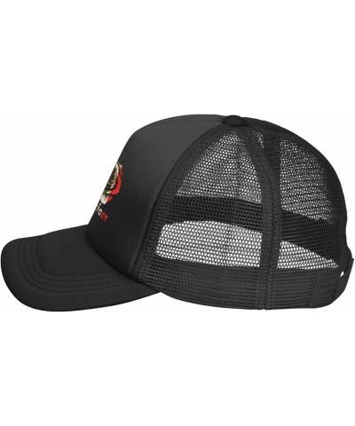 Dad Hat/Cap Mesh Baseball Cap Adjustable Trucker Hat Unisex Black $11.90 Baseball Caps