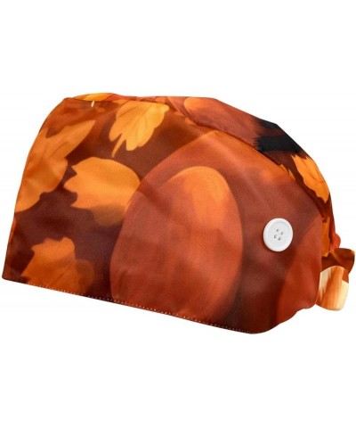 Bouffant Scrub Caps for Women,Beanie Hats with Buttons and Cotton Sweatband K703p3rvhe $9.86 Skullies & Beanies