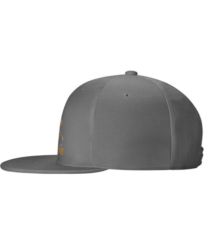 Hello Sunshine Snapback Hats for Men Baseball Cap Trucker Hat Flat Brim Hats Gray $13.05 Baseball Caps