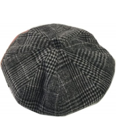 Striped Plaid Berets for Women Cotton Beanies Caps Ladies Girls Chic Newsboy Caps Painter Cap Artist Hat Brown $13.11 Newsboy...