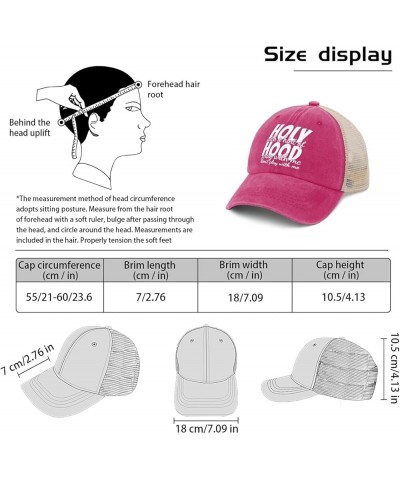 Hat for Womens Retro Half Hood Half Holy Country Hat Men AllBlack Cap Fashionable Unique Gifts for Drivers Pink $11.86 Baseba...