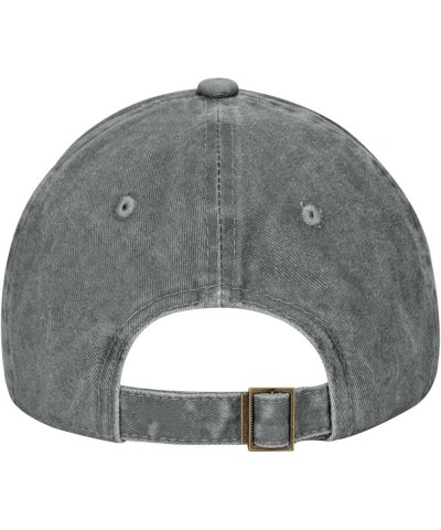 Natti Music Natasha Baseball Cap Vintage Washed Denim Hat Adjustable Unisex Basic Print Sport Outdoor Cap Black Gray $10.30 B...