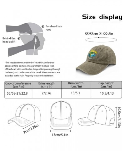 Mens Ball Caps Fishing Running Cap for Women's Athletic Hats Adjustable I'd Rather be fishings Baseball Hat Pigment Khaki $8....