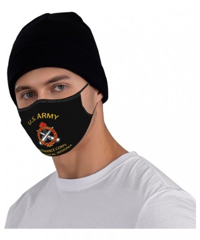 US Army Ordnance Corps Regimental Insignia Veteran Face Mask Washable Reusable Adults Breathable With 2 Filters $13.49 Balacl...