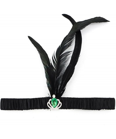 Medieval Style 1920s Headband with Rhinestone&Feather Eye Catching Headbands for Women Headband for Cosplay Performances O $6...