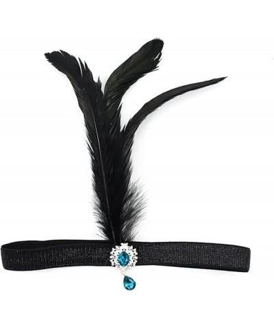 Medieval Style 1920s Headband with Rhinestone&Feather Eye Catching Headbands for Women Headband for Cosplay Performances O $6...