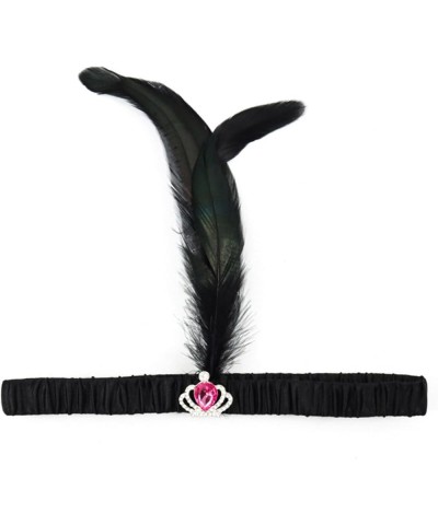 Medieval Style 1920s Headband with Rhinestone&Feather Eye Catching Headbands for Women Headband for Cosplay Performances O $6...