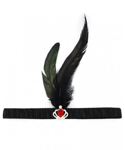 Medieval Style 1920s Headband with Rhinestone&Feather Eye Catching Headbands for Women Headband for Cosplay Performances O $6...