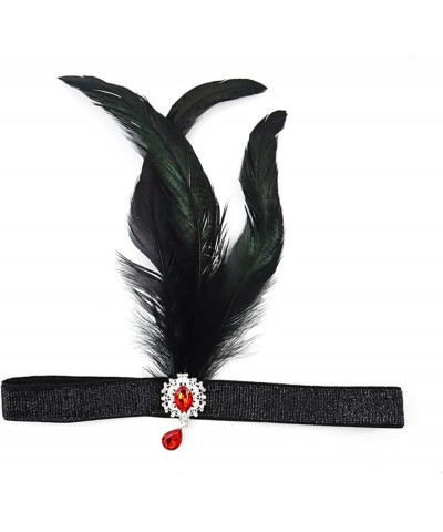 Medieval Style 1920s Headband with Rhinestone&Feather Eye Catching Headbands for Women Headband for Cosplay Performances O $6...