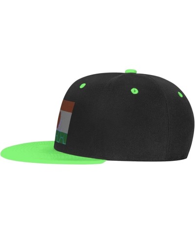 Flag of Niger Baseball Cap for Men Women Snapback Hat Adjustable Flat Bill Hats Green $14.58 Baseball Caps