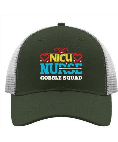 Nicu Nurse Gobble Squadd Mens Ball Caps Thanksgiving Vintage Hats for Women Beach Trucker Cap Trendy Sun Visor Hat Army Green...