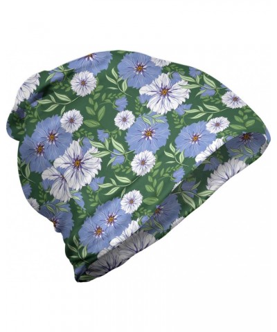 Unisex Beanie, Colored Meadow Flowers, Hiking Outdoors $14.26 Skullies & Beanies