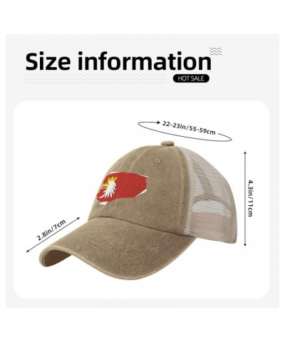 War Maz Geo Stub Baseball Cap for Men Women Cotton Mesh Cap Breathable Golf Hat Natural $11.79 Baseball Caps