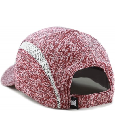 Baseball Hat Light Weight Running Mesh Outdoor Low Profile Cap Burgundy $9.68 Baseball Caps