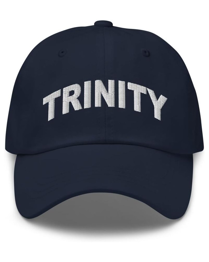 Trinity Alabama Hat Trinity AL Cap Embroidered Dad Hat Adjustable Strap Closure Unisex Navy $17.60 Baseball Caps