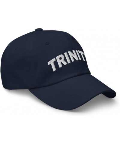 Trinity Alabama Hat Trinity AL Cap Embroidered Dad Hat Adjustable Strap Closure Unisex Navy $17.60 Baseball Caps