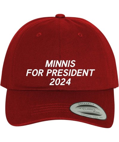 Minnis for President 2024 - Comfortable Dad Hat Baseball Cap Red $17.60 Baseball Caps