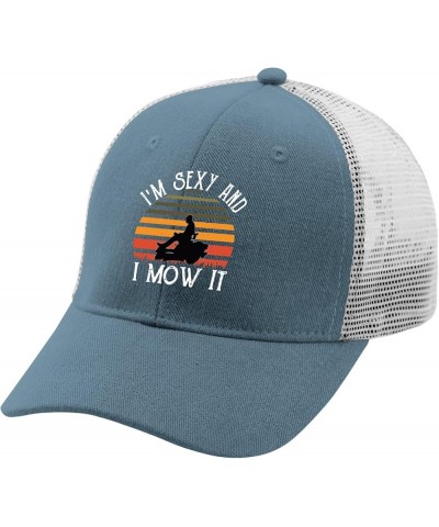 I'm Sexy and I Mow It Sun Hat Youth Golf Hat Apricot Skyblue $11.53 Sun Hats