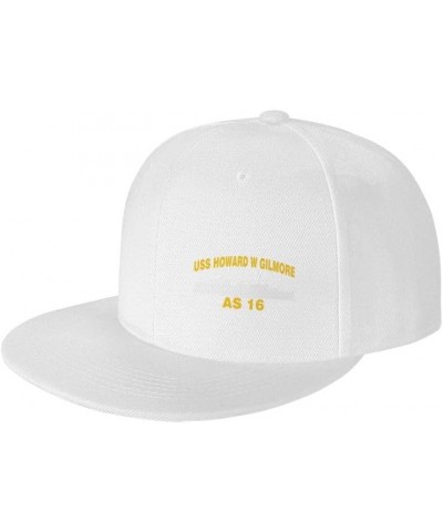 USS Howard W Gilmore AS 16 Flag Baseball Caps Denim Hats Cowboy Knit hat Fisherman's hat White $15.25 Baseball Caps