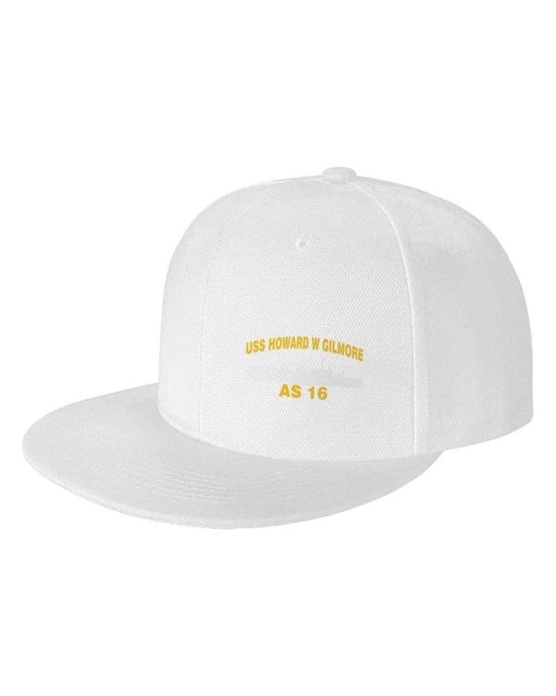 USS Howard W Gilmore AS 16 Flag Baseball Caps Denim Hats Cowboy Knit hat Fisherman's hat White $15.25 Baseball Caps