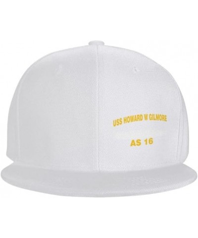 USS Howard W Gilmore AS 16 Flag Baseball Caps Denim Hats Cowboy Knit hat Fisherman's hat White $15.25 Baseball Caps