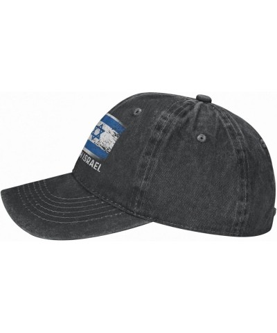 Israel Hat I Stand with Israel Hat for Men Baseball Hat Fashionable Hat Black Msk $8.24 Baseball Caps