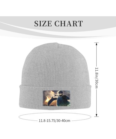 Mushishis Knit Hat Cap Knitted Cuffed Cap for Super Warmth in Winter Black Gray $10.52 Skullies & Beanies