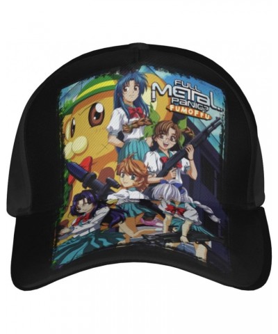 Anime Baseball Cap Full Metal Panic Unisex Adjustable Trucker Caps Adult Topee Cowboy Hat Black $11.60 Baseball Caps