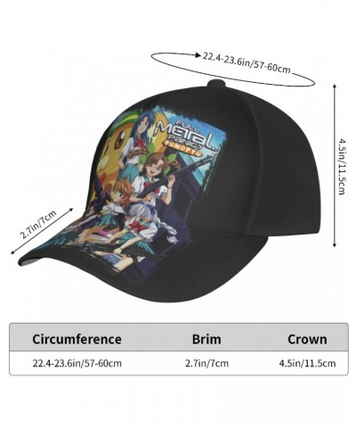 Anime Baseball Cap Full Metal Panic Unisex Adjustable Trucker Caps Adult Topee Cowboy Hat Black $11.60 Baseball Caps