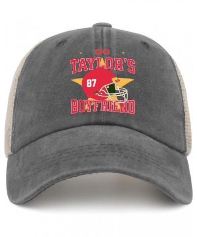 Go Taylor's Boyfriend Hats for Womens Funny Design Baseball Caps Vintage Washed Workout Hats Fitted Gray02 $10.06 Baseball Caps