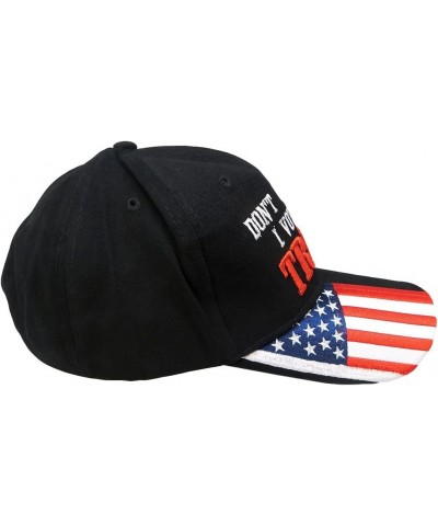 Don't Blame Me I Voted for Trump USA Flag On Bill Black Cotton Adjustable Embroidered Baseball Hat Cap $11.66 Baseball Caps