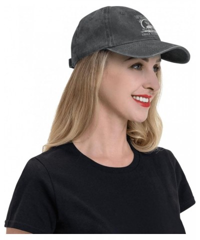 Denim Washed Baseball Cap Vintage Hats Adjustable Trucker Hat for Men Women Black Black $11.79 Baseball Caps