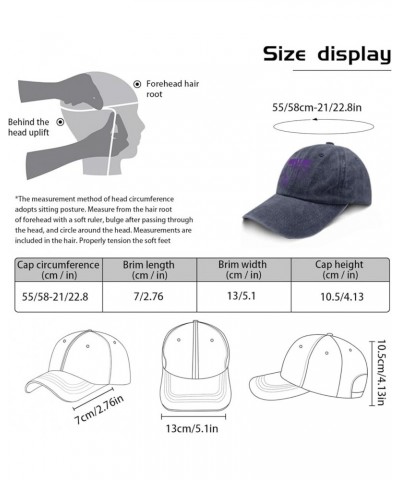 Purple Up for Military Kids Sun Hat Cute Hat Pigment Khaki Womens Hats Gifts for Mom Hiking Hats Navy Blue $11.79 Sun Hats