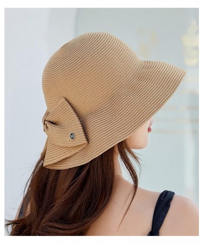 Sun Hats for Women UPF 50+ Women's Lightweight Foldable Packable Sun Protection Hat for Travel, Beach Hat S7-khaki $12.47 Sun...