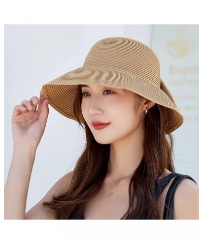 Sun Hats for Women UPF 50+ Women's Lightweight Foldable Packable Sun Protection Hat for Travel, Beach Hat S7-khaki $12.47 Sun...