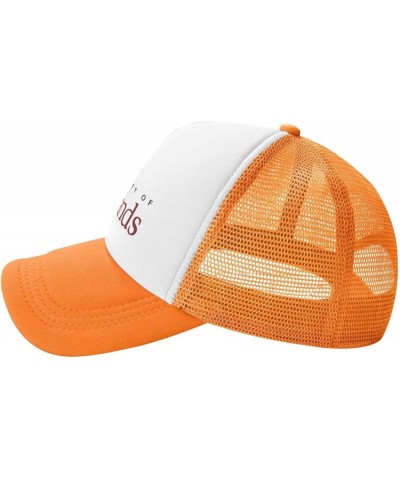 University of Redlands Logo Breathable Mesh Hat with Team Logo Fashion Trucker Hats Adjustable Baseball Cap Orange $10.47 Bas...