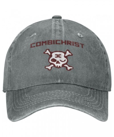 Combichrist Baseball Cap Vintage Washed Plain Trucker Dad Hats for Men and Woman Sun Hat Gray $10.51 Baseball Caps